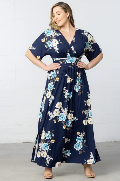 Vienna Maxi Floral Dress - Plus