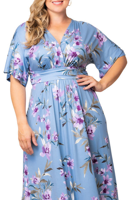 Vienna Maxi Floral Dress - Plus