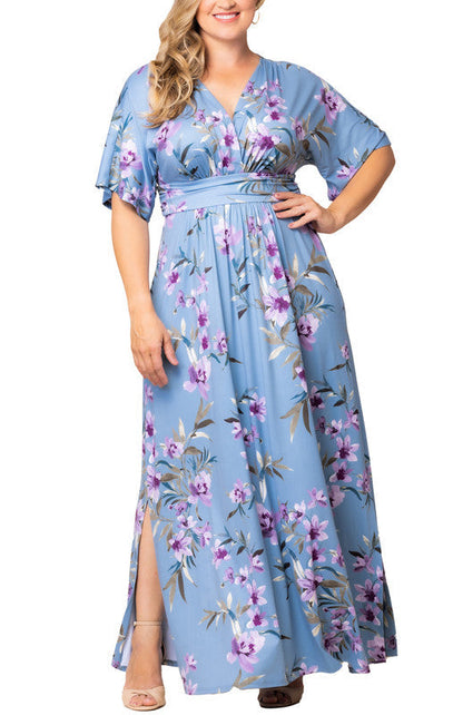 Vienna Maxi Floral Dress - Plus