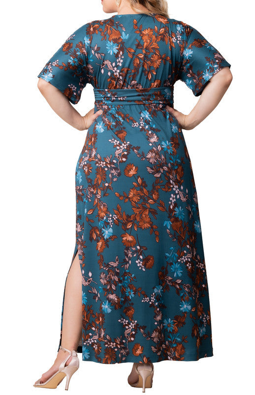 Vienna Maxi Floral Dress - Plus