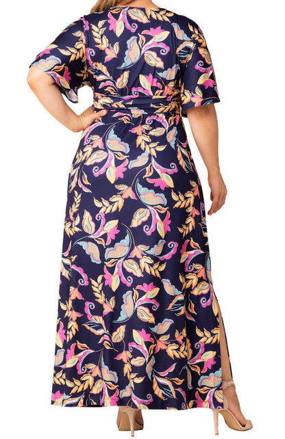 Vienna Maxi Floral Dress - Plus