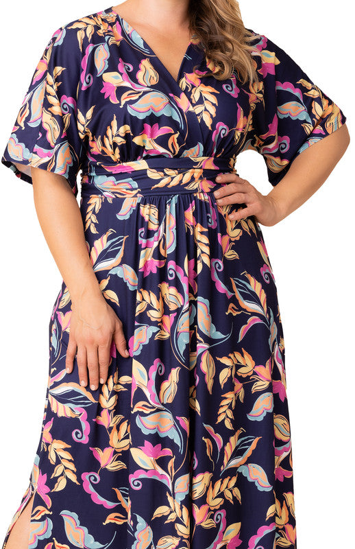 Vienna Maxi Floral Dress - Plus