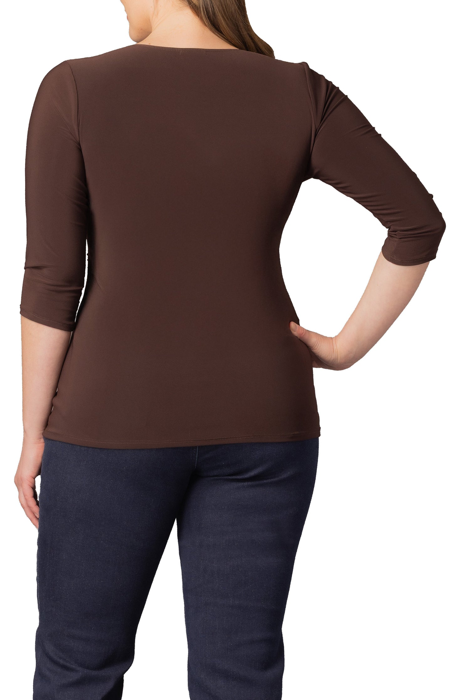 Femme Fatale Faux Wrap Top - Plus