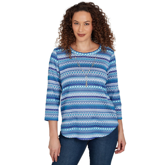 Alfred Dunner Textured Stripe