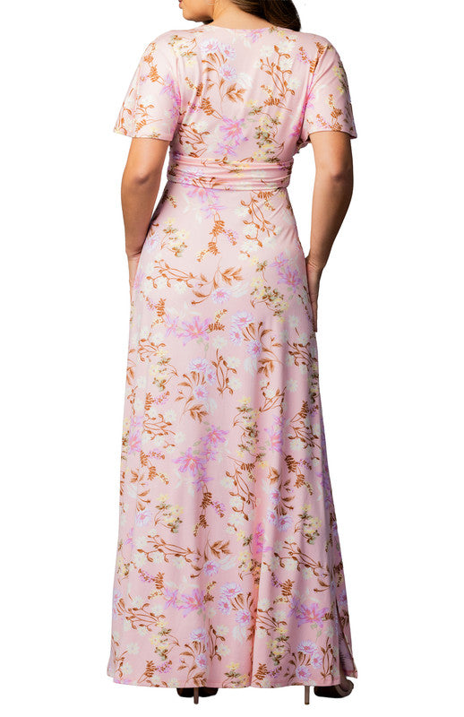 Vienna Maxi Dress - Lively Peach Floral