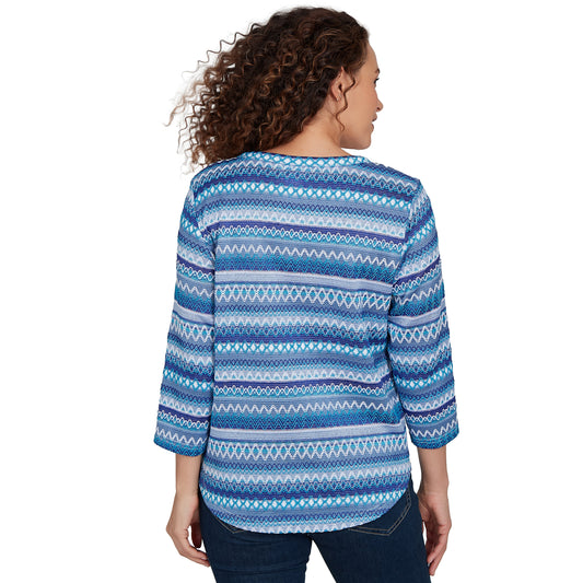 Alfred Dunner Textured Stripe