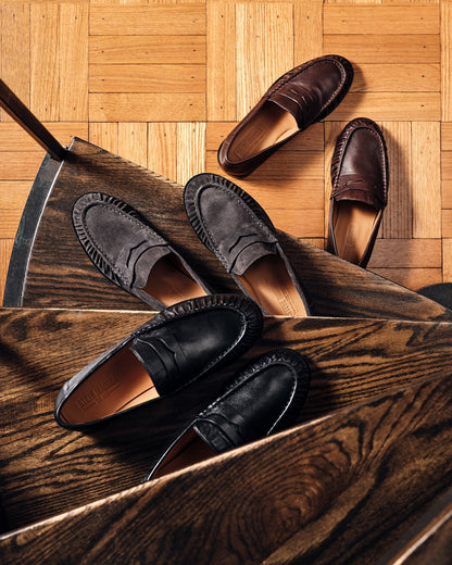 QUINCEY GREY SUEDE