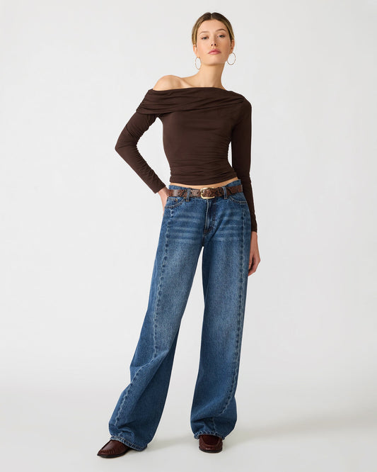 RYDER KNIT TOP WALNUT