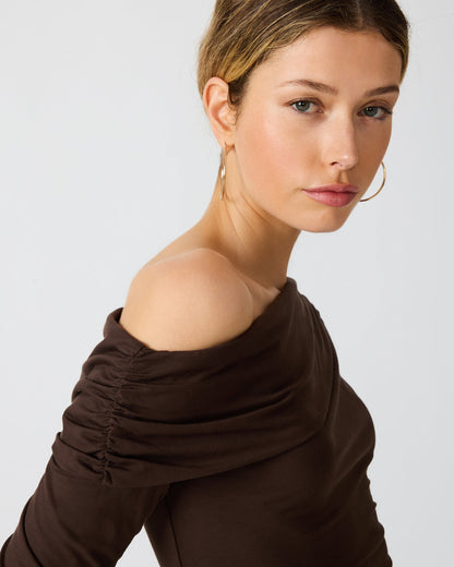 RYDER KNIT TOP WALNUT