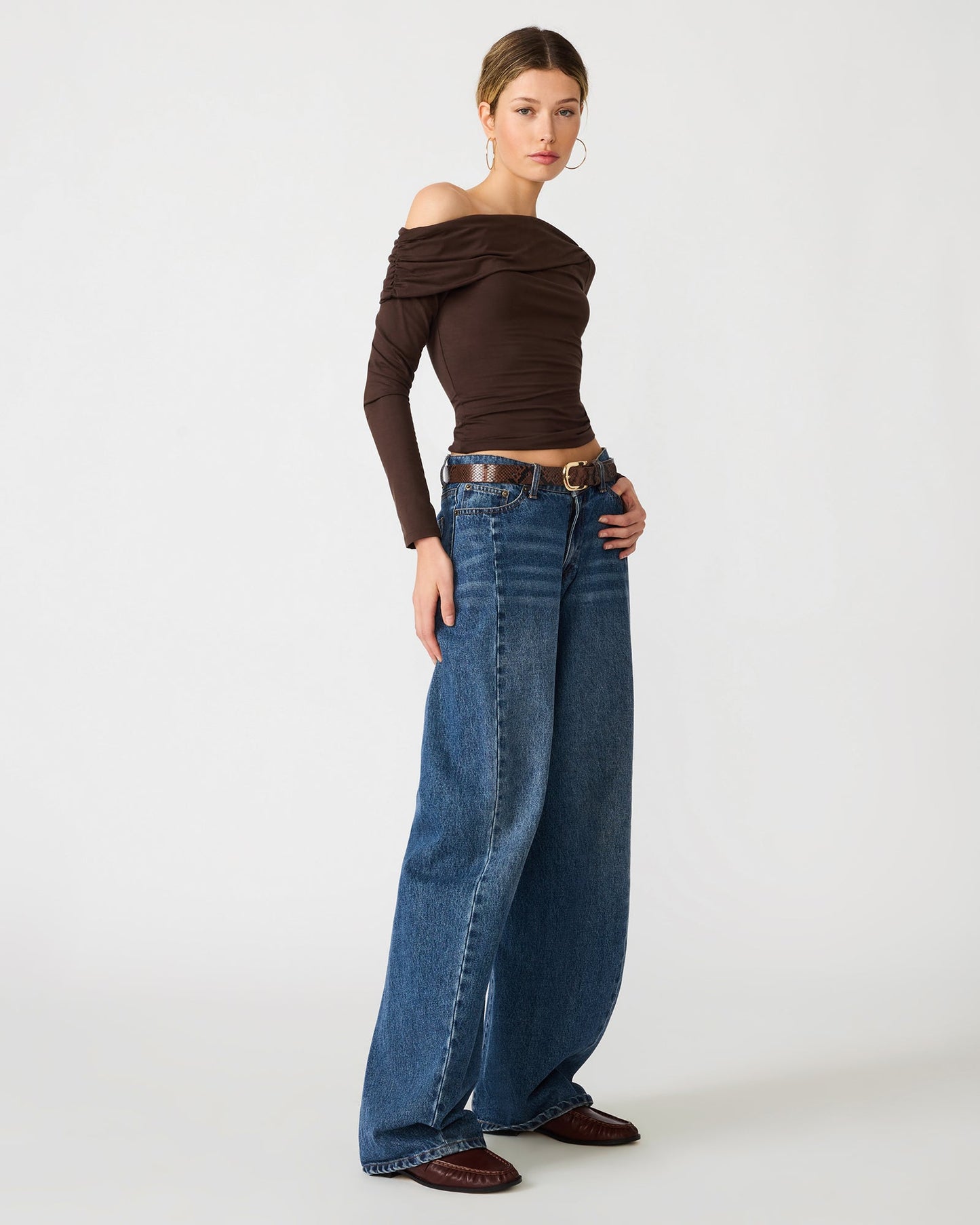 RYDER KNIT TOP WALNUT
