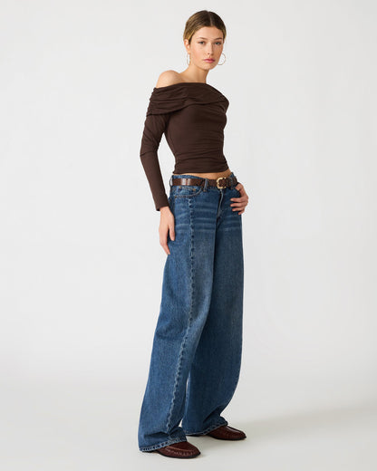 RYDER KNIT TOP WALNUT