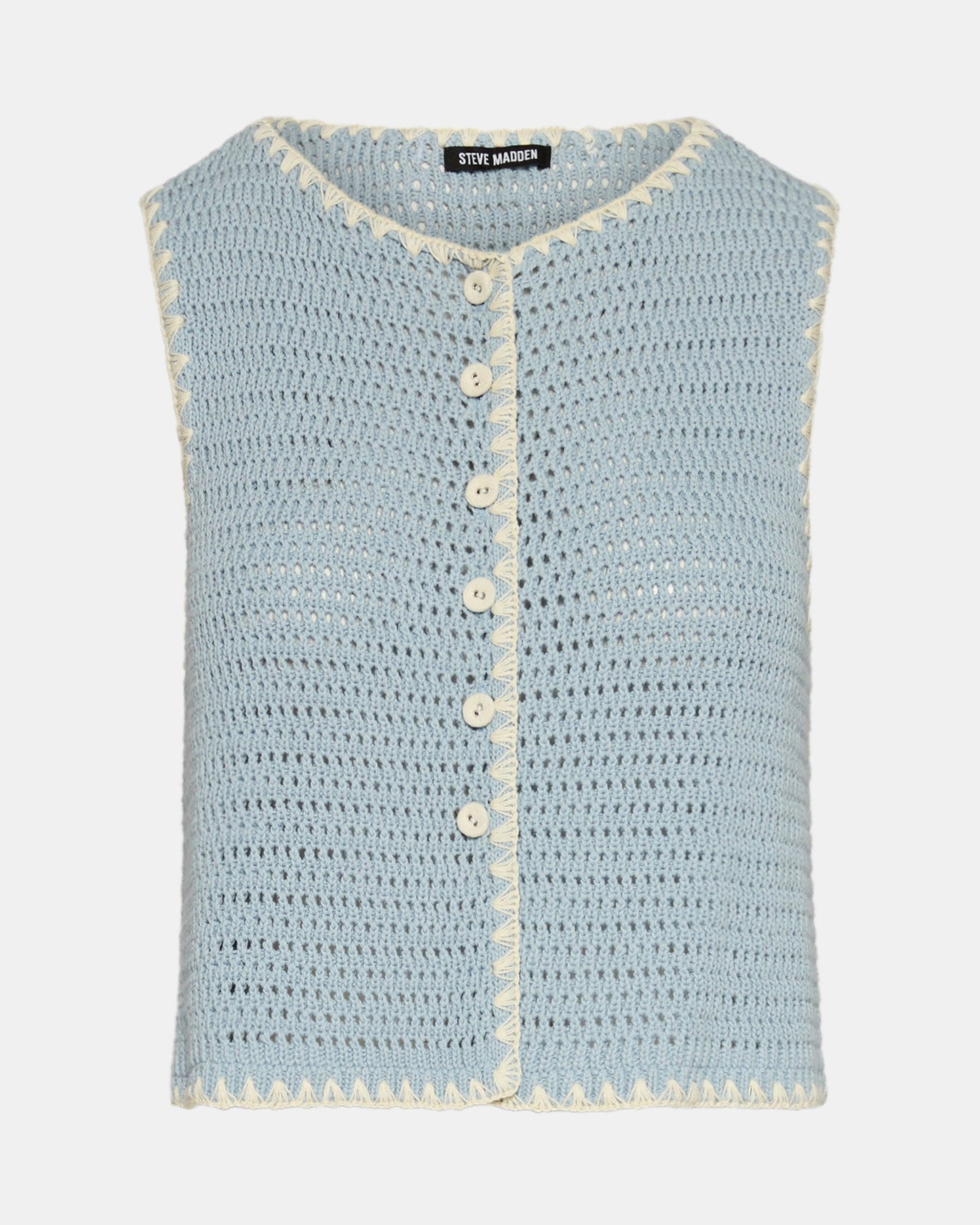 ANNYA SWEATER VEST BLUE ICE