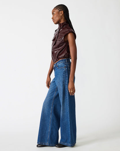 LUXIE VEST DEEP FIG