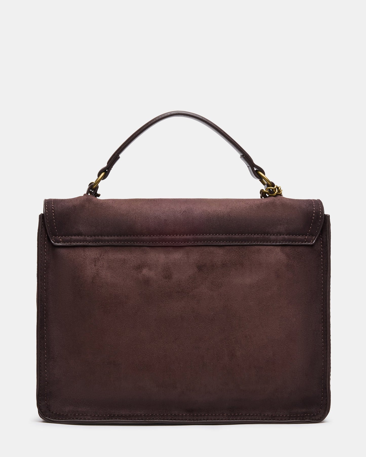 THEIA SUEDE BAG CHOCOLATE