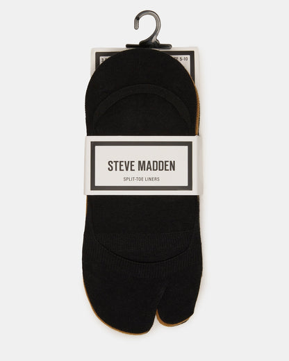 SPLIT TOE LINER SOCKS BLACK/NUDE