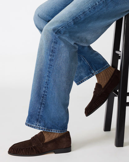 QUINCEY BROWN SUEDE