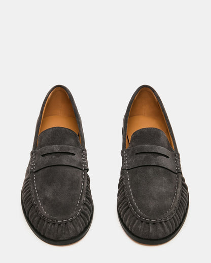 QUINCEY GREY SUEDE