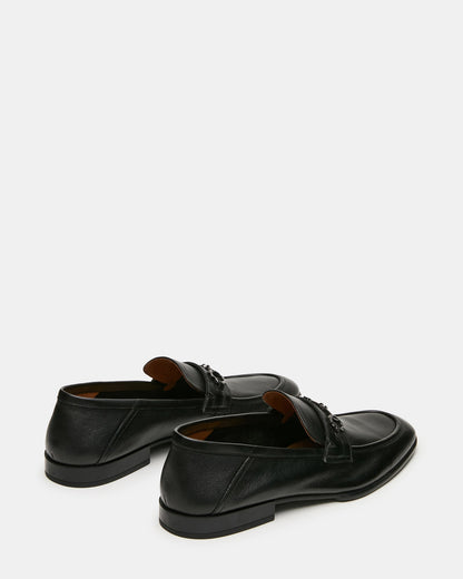SCHMOOZE BLACK LEATHER