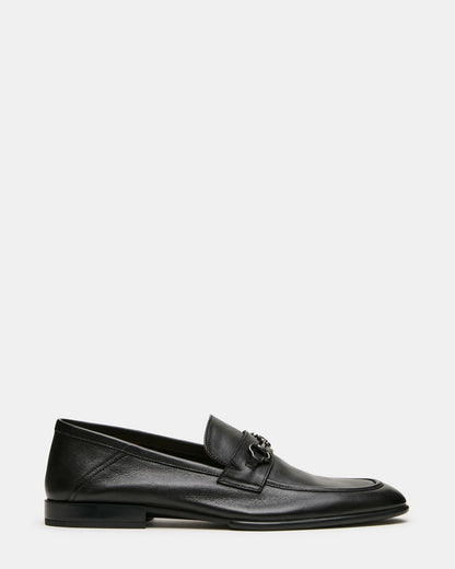 SCHMOOZE BLACK LEATHER