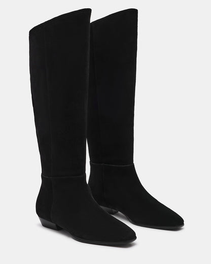 AMIAS BLACK SUEDE