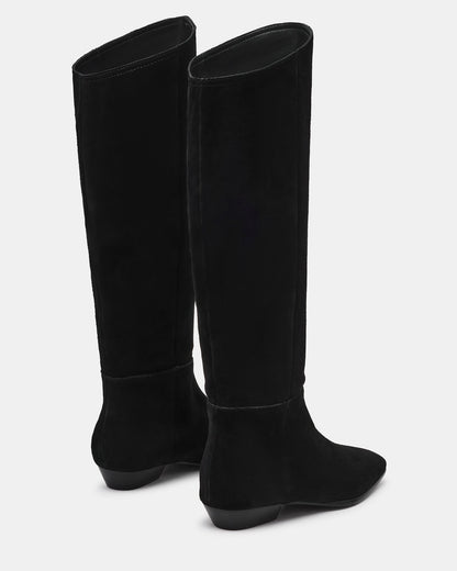 AMIAS BLACK SUEDE