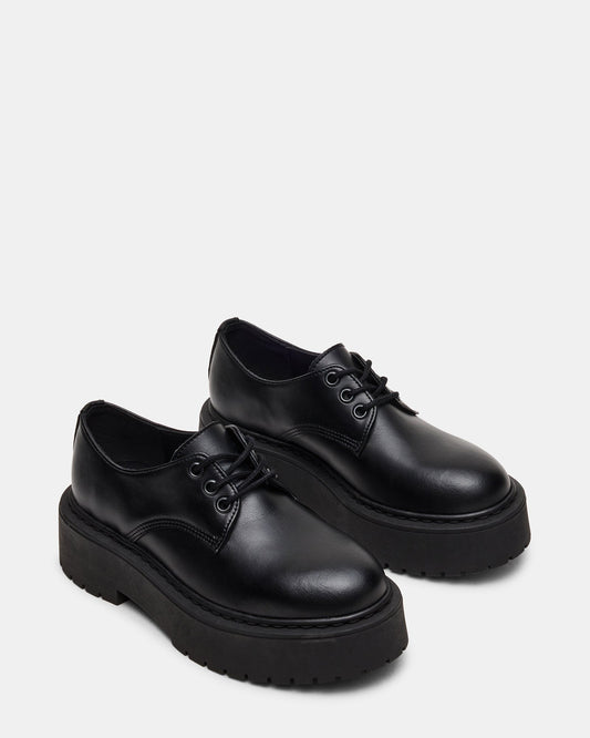 BURNEY BLACK LEATHER