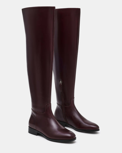 CANTER DARK CHERRY LEATHER