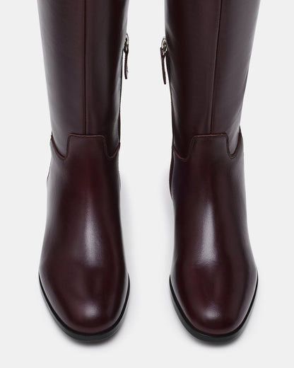 CANTER DARK CHERRY LEATHER