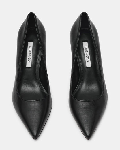 DELLA BLACK LEATHER