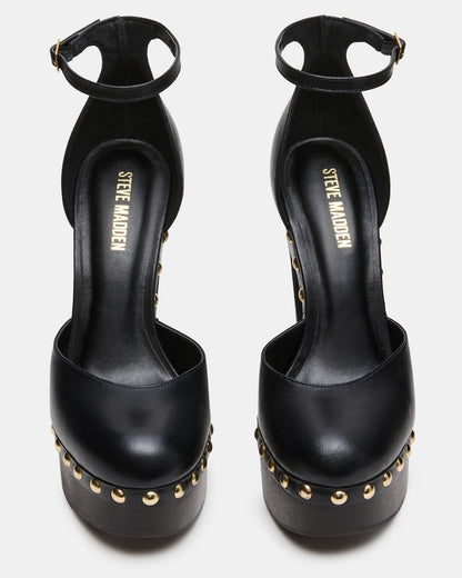 KAIA BLACK LEATHER
