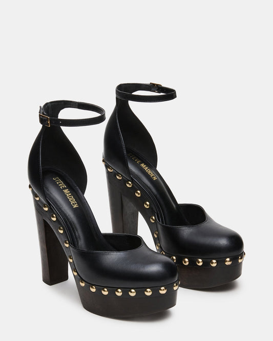 KAIA BLACK LEATHER