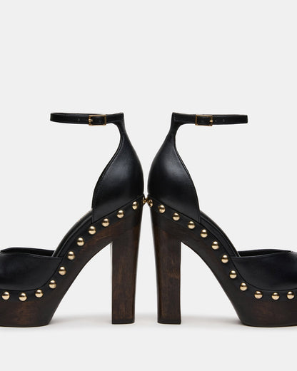KAIA BLACK LEATHER