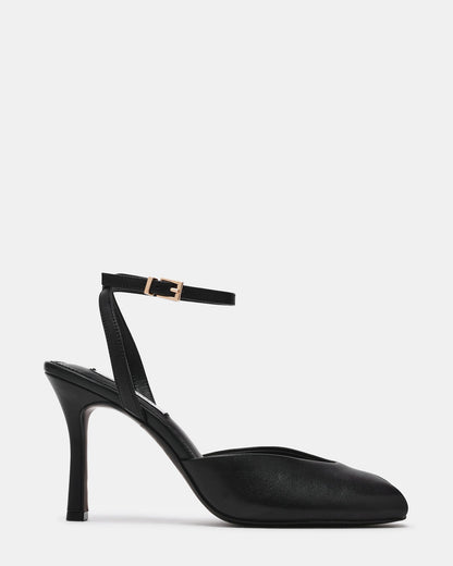 LYSANDRA BLACK LEATHER