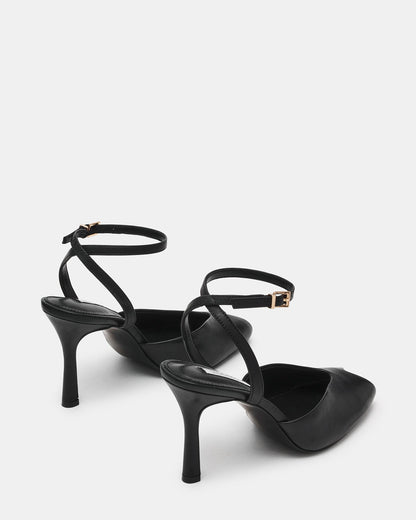 LYSANDRA BLACK LEATHER