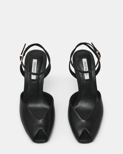 LYSANDRA BLACK LEATHER