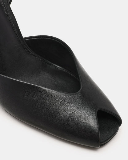 LYSANDRA BLACK LEATHER