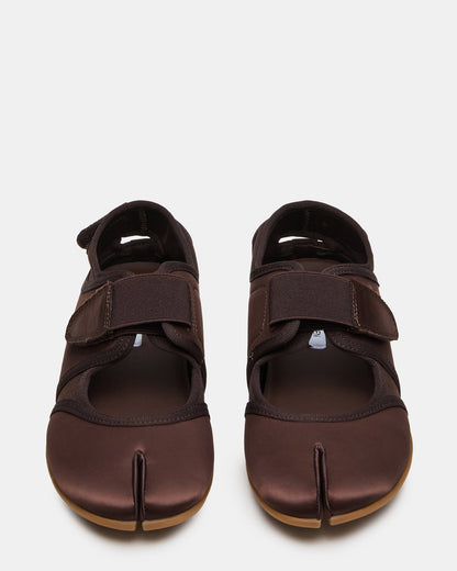 RAPID BROWN SATIN