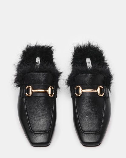 ROMEO FAUX FUR BLACK