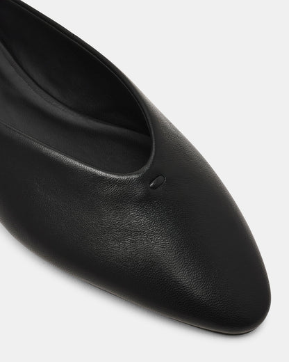 SHERMAN BLACK LEATHER