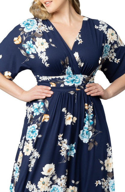 Vienna Maxi Floral Dress - Plus