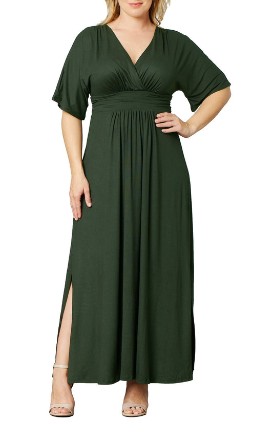 Vienna Maxi Floral Dress - Plus
