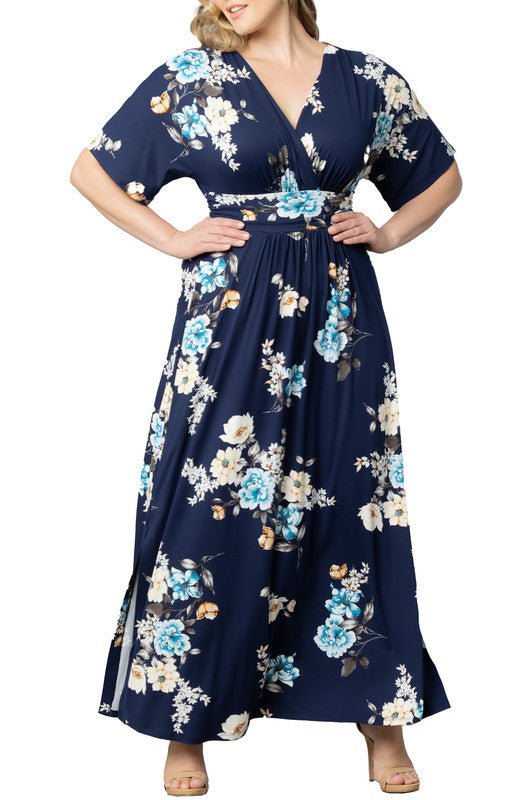 Vienna Maxi Floral Dress - Plus