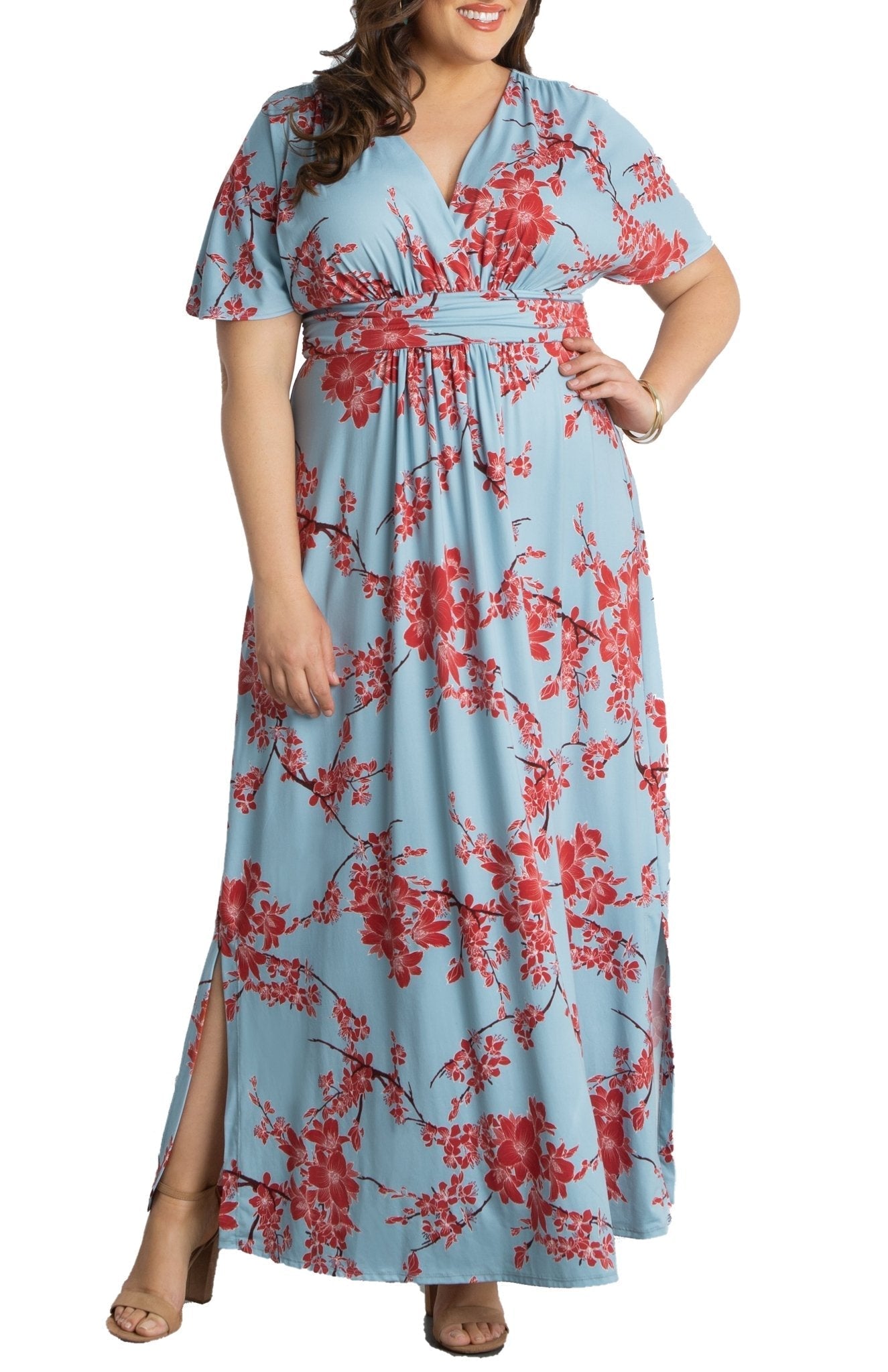 Vienna Maxi Floral Dress - Plus