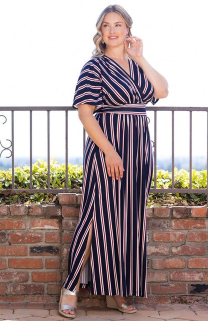 Vienna Maxi Floral Dress - Plus