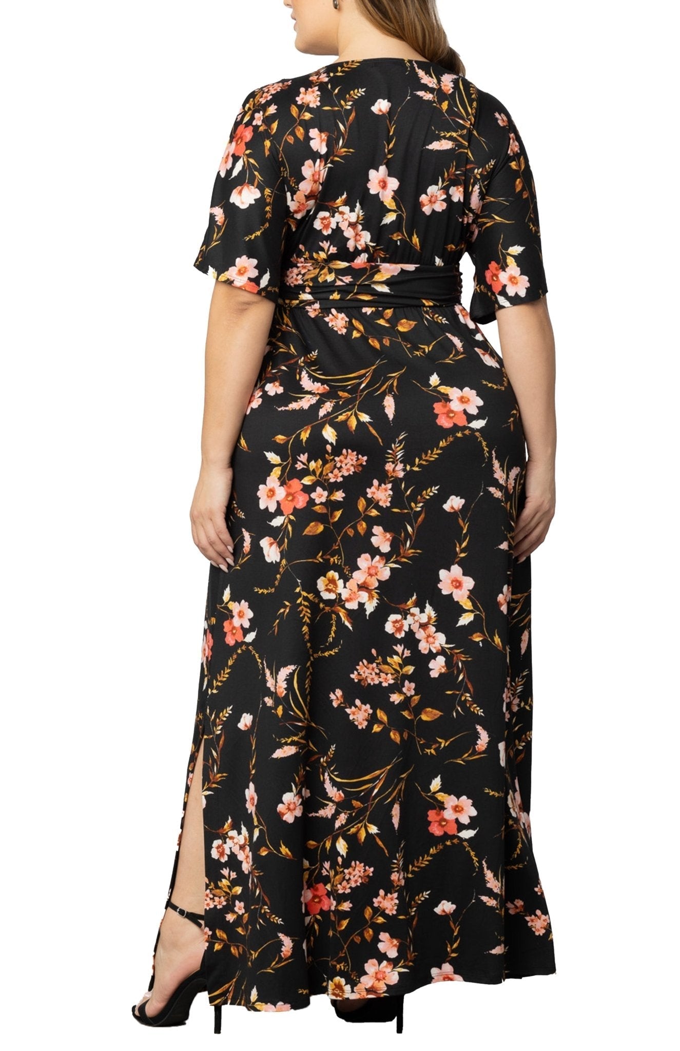 Vienna Maxi Floral Dress - Plus