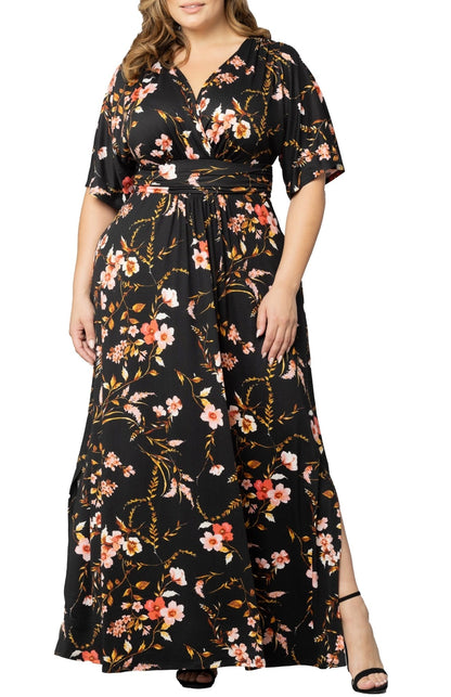 Vienna Maxi Floral Dress - Plus