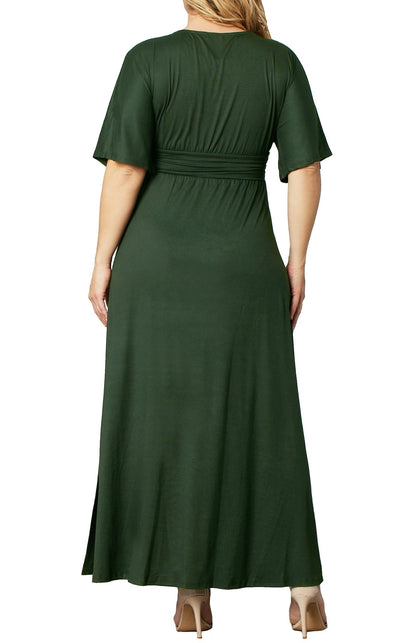 Vienna Maxi Floral Dress - Plus