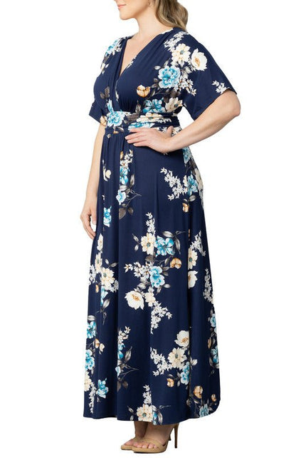 Vienna Maxi Floral Dress - Plus