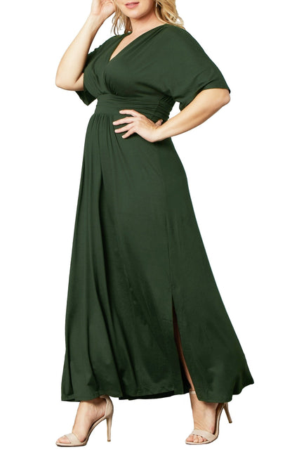 Vienna Maxi Floral Dress - Plus