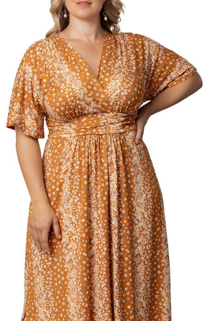 Vienna Maxi Floral Dress - Plus